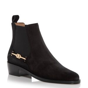 NIB FERRAGAMO Women's F Buckle Chelsea Boots
